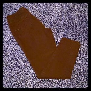 Burgundy American Eagle jeggings